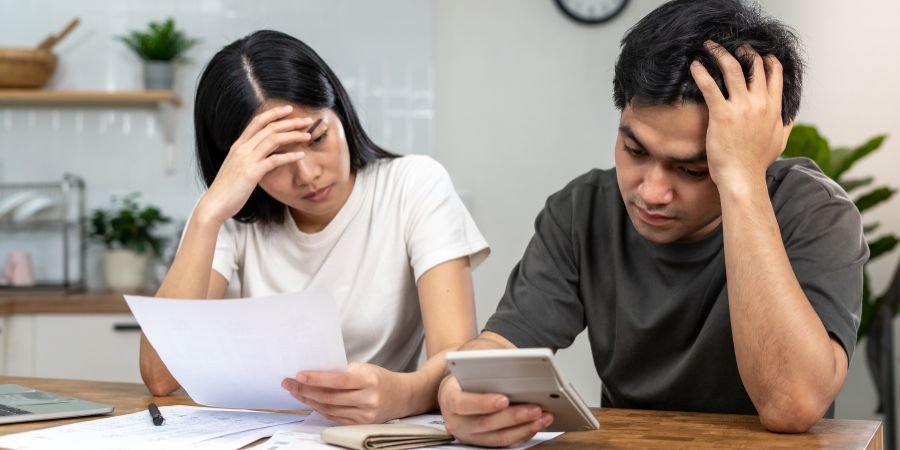 Worrying about money